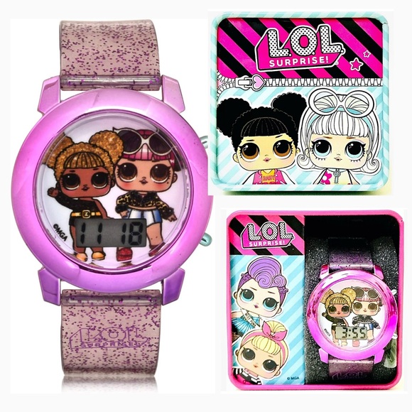 Accutime Watch Corp LOL Surprise  Girl’s Digital Watch In Collectible Tin - Picture 1 of 9